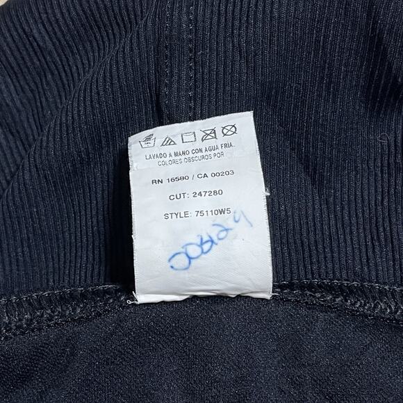 Anne Cole Belted Bikini Swim Bottom Size M Black Multi Ribbed Striped NWOT - Picture 7 of 9